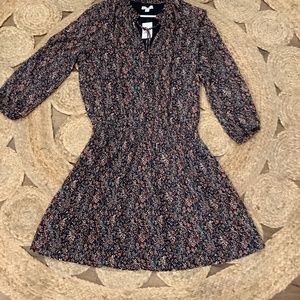 J.Crew Mercantile Tiny Ditsy Floral Dress Size L NWT